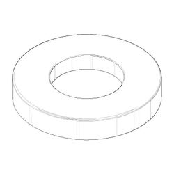 Dornbracht Rosette für Waschtisch-Dreilochbatterie, 59x27,5x9mm, Chrom, 092810... DORNBRACHT-092810140-00 4029011546280 (Abb. 1)