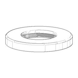 Dornbracht Rosette Ersatzteile 092810147 48x26x6mm chrom... DORNBRACHT-092810147-00 4029011639531 (Abb. 1)