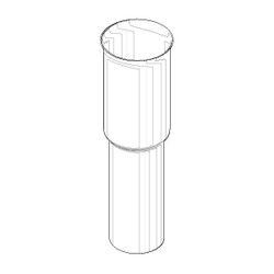 Dornbracht Rohr für Geruchverschluss, 37,1x123,5mm, Chrom, 092823019-00... DORNBRACHT-092823019-00 4029011487743 (Abb. 1)
