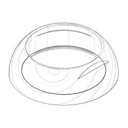 Dornbracht Haube, 39x12mm, Chrom, 092830008-00... DORNBRACHT-092830008-00 4029011385278 (Abb. 1)
