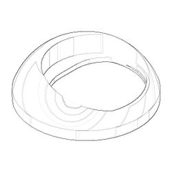 Dornbracht Haube, 45x13,5mm, Platin matt, 092830012-06... DORNBRACHT-092830012-06 4029011640766 (Abb. 1)