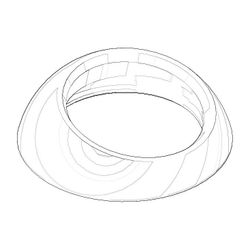 Dornbracht Haube, 37x11,7mm, Platin gebürstet, 092830013-06... DORNBRACHT-092830013-06 4029011660023 (Abb. 1)