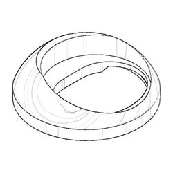 Dornbracht Haube, 44x13,5mm, Chrom, 092830027-00... DORNBRACHT-092830027-00 4029011663390 (Abb. 1)