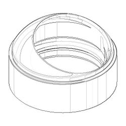 Dornbracht Haube, 40x24mm, Platin gebürstet, 092830028-06... DORNBRACHT-092830028-06 4029011672828 (Abb. 1)