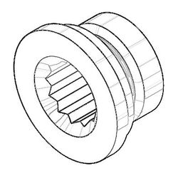 Dornbracht Anschluss, 18,5x11mm, 0929050201090... DORNBRACHT-0929050201090 4029011569630 (Abb. 1)