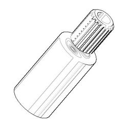 Dornbracht Spindelverlängerung, 12x33mm, 09290607190... DORNBRACHT-09290607190 4029011136092 (Abb. 1)