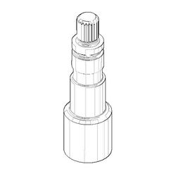 Dornbracht Spindelverlängerung, 16,5x55,5mm, Chrom, 092906107-00... DORNBRACHT-092906107-00 4029011536021 (Abb. 1)