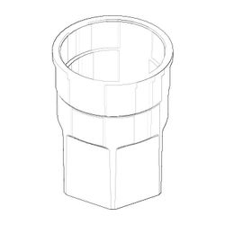 Dornbracht Anschluss, 45x58mm, 0930011001090... DORNBRACHT-0930011001090 4029011567674 (Abb. 1)