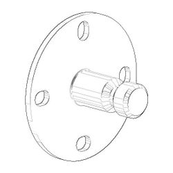 Dornbracht Halter, 45x25mm, 09301104190... DORNBRACHT-09301104190 4029011138621 (Abb. 1)
