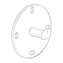 Dornbracht Halter Ersatzteile 093011103 53x19mm... DORNBRACHT-09301110390 4029011493676 (Abb. 1)