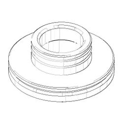 Dornbracht Scheibe, 49x25mm, 3/4", 093011198-00... DORNBRACHT-093011198-00 4029011688768 (Abb. 1)