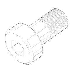 Dornbracht Zylinderschraube, M4x8mm, Innensechskant, niedriger Kopf, 0930300579... DORNBRACHT-09303005790 4029011139895 (Abb. 1)