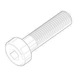 Dornbracht Zylinderschraube, Innensechskant niedriger Kopf M4x16mm, 09303006990... DORNBRACHT-09303006990 4029011140297 (Abb. 1)