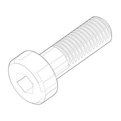 Dornbracht Zylinderschraube, Innensechskant niedriger Kopf M4x12mm, 09303008090... DORNBRACHT-09303008090 4029011140396 (Abb. 1)