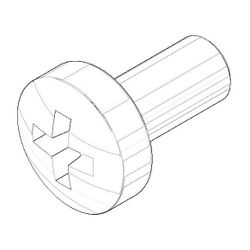 Dornbracht Befestigung Linsenschraube, M4x8mm, Kreuzschlitz, 09303012590... DORNBRACHT-09303012590 4029011363283 (Abb. 1)
