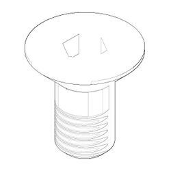 Dornbracht Senkschraube, Innensechskant M3x6mm, 09303015790... DORNBRACHT-09303015790 4029011531149 (Abb. 1)