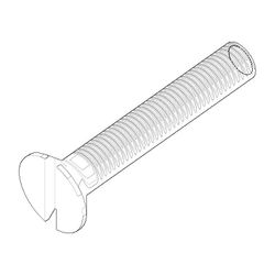 Dornbracht Senkschraube, M4x25mm, Chrom, mit Schlitz, 093030160-00... DORNBRACHT-093030160-00 4029011556791 (Abb. 1)