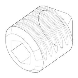 Dornbracht Befestigung Gewindestift, M8x10mm Innensechskant, 09311100290... DORNBRACHT-09311100290 4029011142260 (Abb. 1)