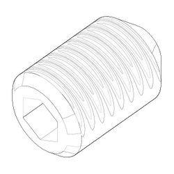Dornbracht Gewindestift, Innensechskant M4x6mm, 09311100890... DORNBRACHT-09311100890 4029011142321 (Abb. 1)