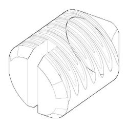 Dornbracht Gewindestift für Befestigung, M6x8mm, 09311101490... DORNBRACHT-09311101490 4029011142383 (Abb. 1)
