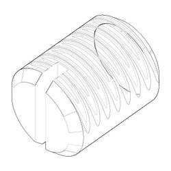 Dornbracht Gewindestift, mit Schlitz und Kegelkuppe M8x10mm, 09311103190... DORNBRACHT-09311103190 4029011142550 (Abb. 1)