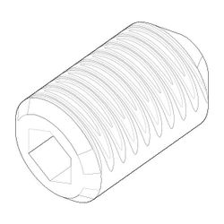 Dornbracht Befestigung Gewindestift, M5x8mm, 09311105890... DORNBRACHT-09311105890 4029011433016 (Abb. 1)