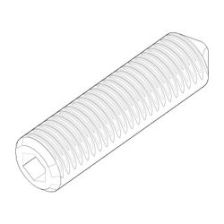 Dornbracht Gewindestift, Innensechskant mit Spitze M8x30mm, 09311114590... DORNBRACHT-09311114590 4029011648557 (Abb. 1)