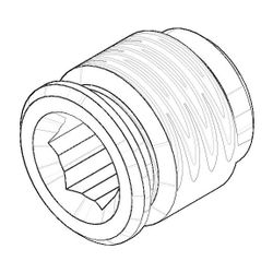 Dornbracht Stopfen, M10x1, 09312005290... DORNBRACHT-09312005290 4029011554193 (Abb. 1)