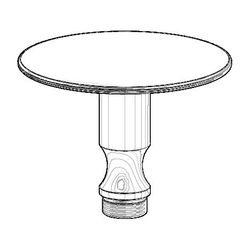 Dornbracht Stopfen, 63x48mm, Platin gebürstet, 093120097-06... DORNBRACHT-093120097-06 4029011646508 (Abb. 1)