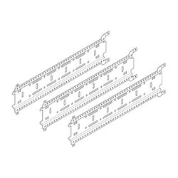 Dornbracht Montageschiene Symetrics xGRID 555x135x12mm, 3 Stück... DORNBRACHT-1238097090 4099477015408 (Abb. 1)