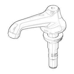 Dornbracht Auslauf für Madison, 135mm, Platin gebürstet, 13700380-06... DORNBRACHT-13700380-06 4029011174759 (Abb. 1)