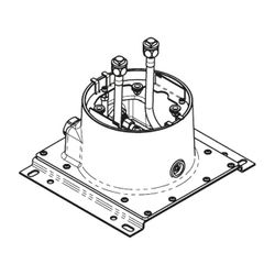 Dornbracht Unterputz-Deckeneinbaukasten mit Deckenanbindung 2x Anschluss IG 1/2"... DORNBRACHT-3504197090 4029011953903 (Abb. 1)