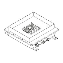 Dornbracht Unterputz-Deckeneinbaukasten für Deckeneinbau mit Licht flächenbündig... DORNBRACHT-3504497090 4029011952005 (Abb. 1)