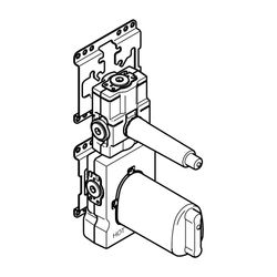 Dornbracht Unterputz-Thermostat-Modul Serienneutral 3/4" 35511970... DORNBRACHT-3551197090 4029011847967 (Abb. 1)