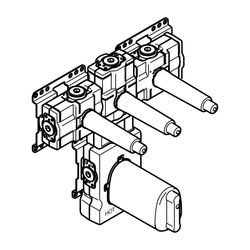 Dornbracht Unterputz-Thermostat-Modul Serienneutral 3/4" 35534970... DORNBRACHT-3553497090 4029011847943 (Abb. 1)