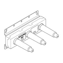 Dornbracht Unterputz-Wandbatterie Auslauf mittig 2x Anschluss IG 1/2" 1x Abgang ... DORNBRACHT-3570097090 4029011972690 (Abb. 1)