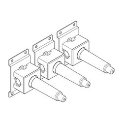 Dornbracht Unterputz-Wandbatterie variable Positionierung Messing bleifrei Ansch... DORNBRACHT-3572097090 4099477011721 (Abb. 1)