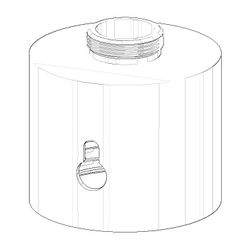 Dornbracht Spender Aufnahme für Wand, 60x49mm, Chrom, 90101052500-00... DORNBRACHT-90101052500-00 4029011458170 (Abb. 1)