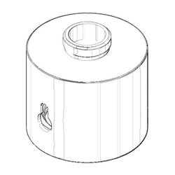 Dornbracht Spender-Aufnahme, 60x49mm, Chrom, 90101052800-00... DORNBRACHT-90101052800-00 4029011659706 (Abb. 1)