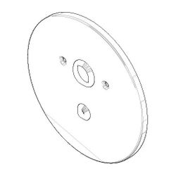 Dornbracht Abdeckung mit Umstellung Ersatzteile 90110108700 190x9mm chrom... DORNBRACHT-90110108700-00 4029011483509 (Abb. 1)
