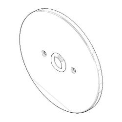 Dornbracht Abdeckung ohne Umstellung Ersatzteile 90110108900 190x9mm chrom... DORNBRACHT-90110108900-00 4029011483493 (Abb. 1)