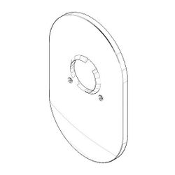 Dornbracht Abdeckung, 245x145x9mm, Chrom, 90110205000-00... DORNBRACHT-90110205000-00 4029011399107 (Abb. 1)