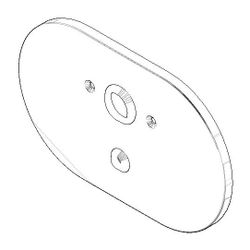 Dornbracht Abdeckung mit Umstellung, 241x198x16mm, Chrom, 90110205200-00... DORNBRACHT-90110205200-00 4029011399213 (Abb. 1)