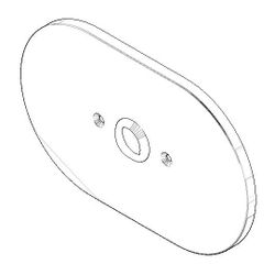 Dornbracht Abdeckung, 241x198x16mm, Platin matt, 90110205500-06... DORNBRACHT-90110205500-06 4029011696824 (Abb. 1)