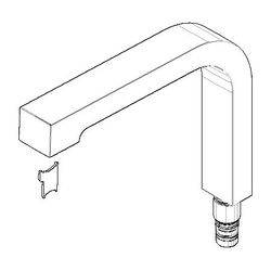 Dornbracht Auslauf, 269x214x41mm, Platin matt, 90110609703-06... DORNBRACHT-90110609703-06 4029011662584 (Abb. 1)