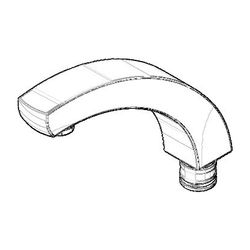 Dornbracht Auslauf Ersatzteile 90119103001 160x130x30mm platin matt... DORNBRACHT-90119103001-06 4029011662829 (Abb. 1)