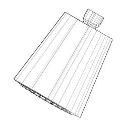 Dornbracht Kopfbrause, 141x178mm, Platin, 90120505400-08... DORNBRACHT-90120505400-08 4029011700545 (Abb. 1)
