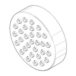 Dornbracht Sprayface für Spülbrausen, 35x9mm, Chrom, 90120801800-00... DORNBRACHT-90120801800-00 4029011466762 (Abb. 1)