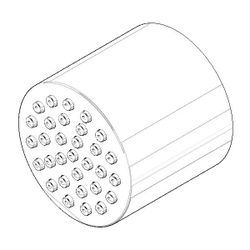 Dornbracht Brause für Spülbrausen, 26x32mm, Chrom, 90120801900-00... DORNBRACHT-90120801900-00 4029011475139 (Abb. 1)
