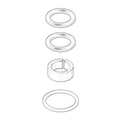 Dornbracht Dichtungssatz für Auslauf, 70x110x10mm, 9014150200090... DORNBRACHT-9014150200090 4029011440755 (Abb. 1)
